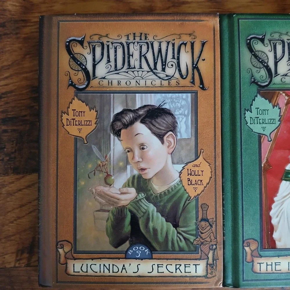 The Spiderwick Chronicles 1-5 Complete Set Lot Tony DiTerlizzi HC Books 2003 Vtg